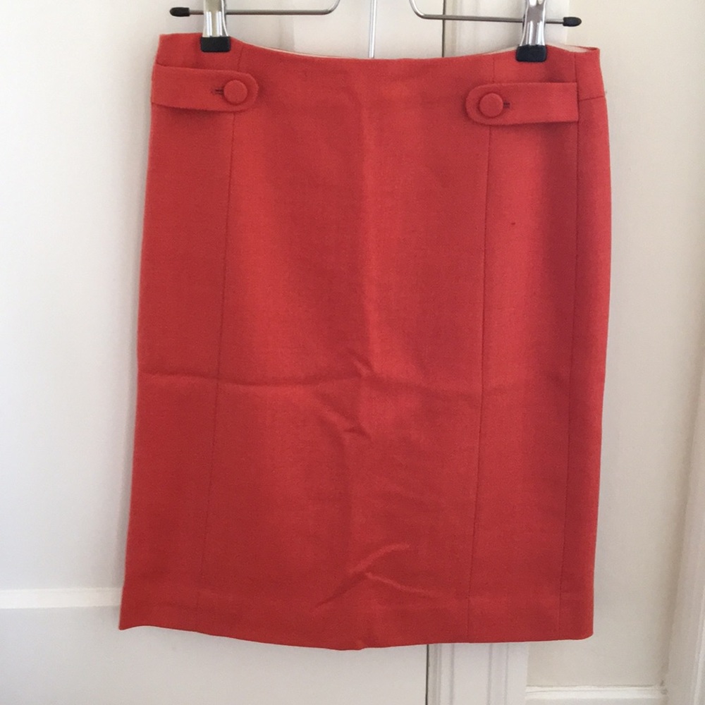 J.Crew wool herringbone pencil skirt